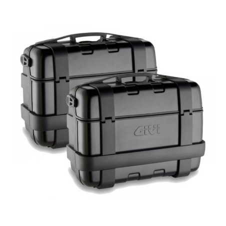 Givi TRK46BPACK2 Coppia di valigie alterali Trekker da 46 litri Nero 