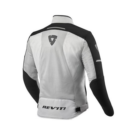 Giacca da moto estiva con protezioni Revit Airwave 3 FJT2734050 Argento nero