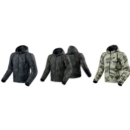 Giacca moto corta Revit Flare 2 Camouflage - 3 colorazioni