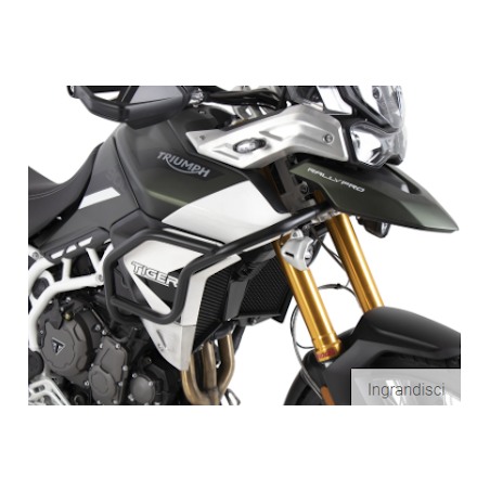 Protezione serbatoio tubolare Hepco Becker  5027605 00 01 Triumph Tiger 900 dal 2020 Nero