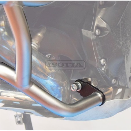 Paramotore Isotta TB1157-PT01N per BMW R1250GS ferro testurizzato nero + paracolpi