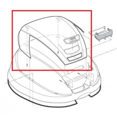 Coperchio bauletto Givi Z370CNR semplice valigie monolock E370