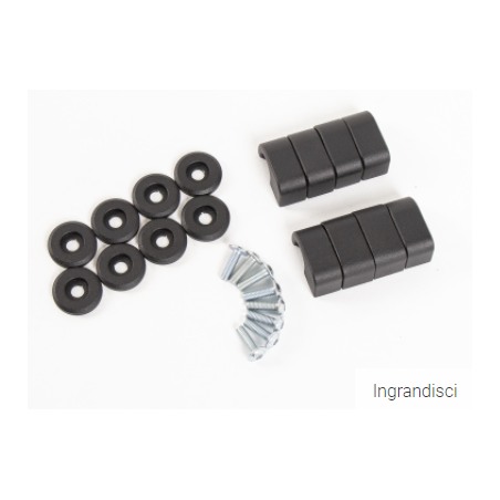 Hepco Becker 500100 Kit montaggio piastra universali XTRAVEL BASIC a telaietti laterali H&B