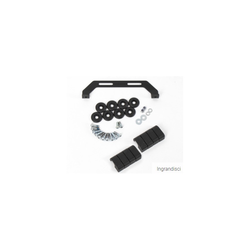 Hepco Becker 500101 Kit montaggio piastra universali XTRAVEL BASIC a telaietti laterali H&B