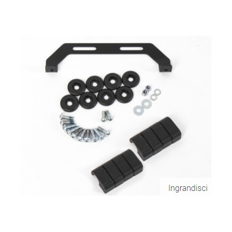 Hepco Becker 500101 Kit montaggio piastra universali XTRAVEL BASIC a telaietti laterali H&B