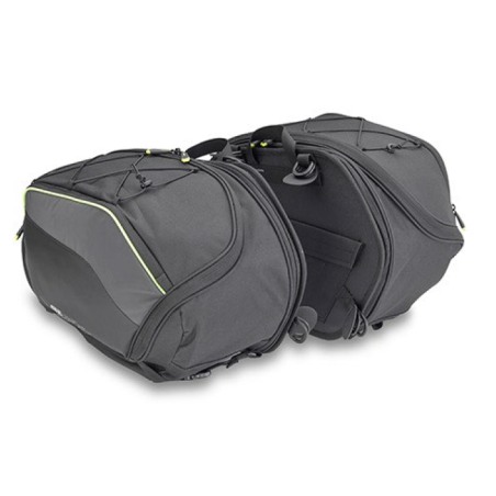 Givi EA127 Borse laterali morbide universali Givi EA127B 20 litri espandibili a 30 litri