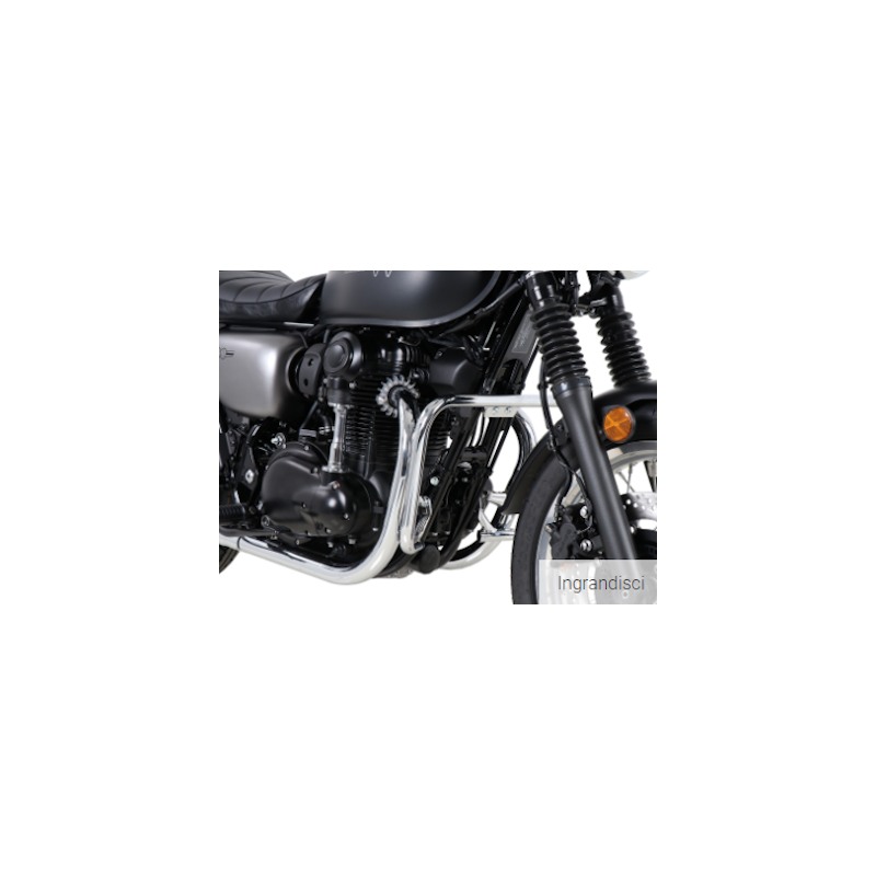 Hepco Becker 5012541 00 02 Protezione motore tubolare Cromata Kawasaki W800 Street / Cafè / Standard 2019 -