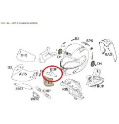 Protezione naso casco moto integrale X-Lite X803/ X802 SPBDF00000012