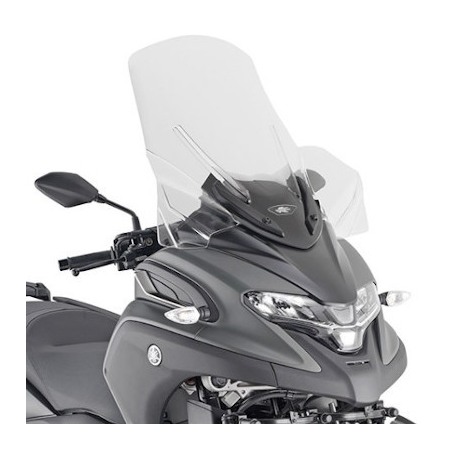 Parabrezza alto Kappa KD2149ST per Yamaha Tricity 300 2020 su attacchi originali