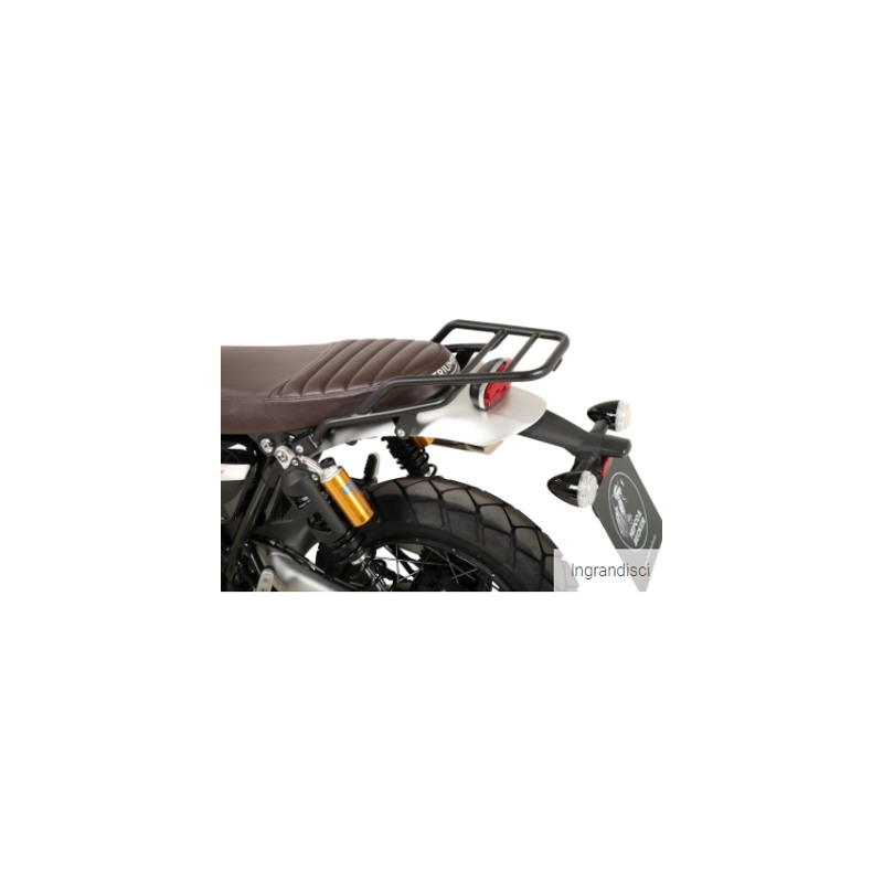 Hepco Becker 6587587 01 01 Portapacchi tubolare nero per Moto TRIUMPH SCRAMBLER 1200 XC 2019 
