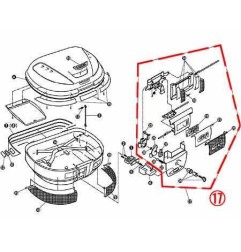 Givi Z682N blocco cerniera per bauletto moto Maxia E52 nera  