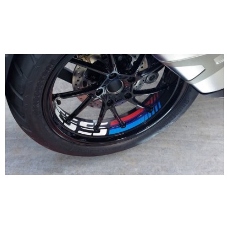 Adesivi cerchi moto Puig 20150N Nero Blu Rosso BMW R1250 GS e R1200 GS