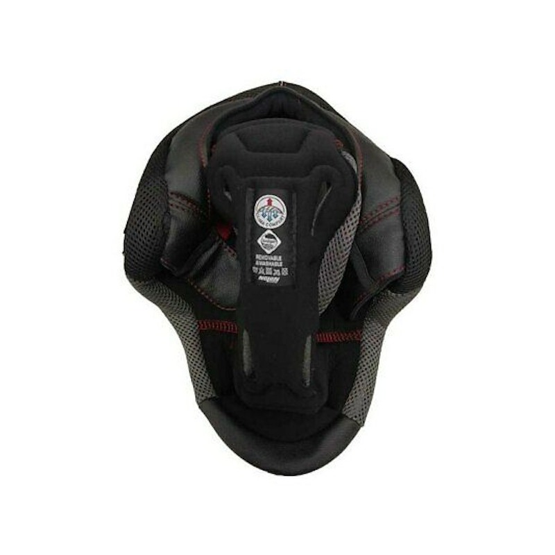 Imbottitura interna Casco Nolan N21 e N21 Visor Nero-Rosso