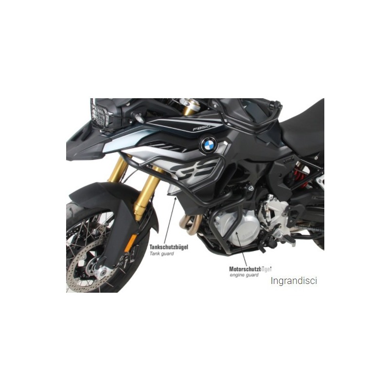 Hepco Becker 5016512 00 01 protezione motore BMW F 750 GS Nero