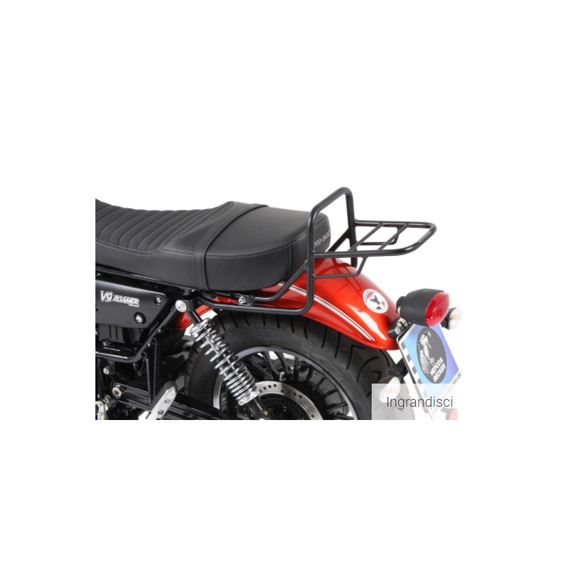 Hepco Becker 654551 01 02 Portapacchi cromato Moto Guzzi V9 Roamer BJ2017