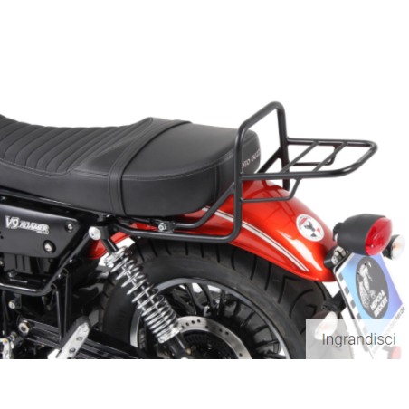 Hepco Becker 654551 01 02 Portapacchi cromato Moto Guzzi V9 Roamer BJ2017