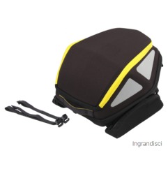 Hepco Becker 640811 00 07 Borsa posteriore Royster con cinghia Nero/Giallo