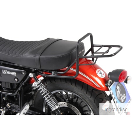 Hepco Becker 654551 01 01 Portapacchi tubolare Moto Guzzi V9 Roamer Sella Lunga