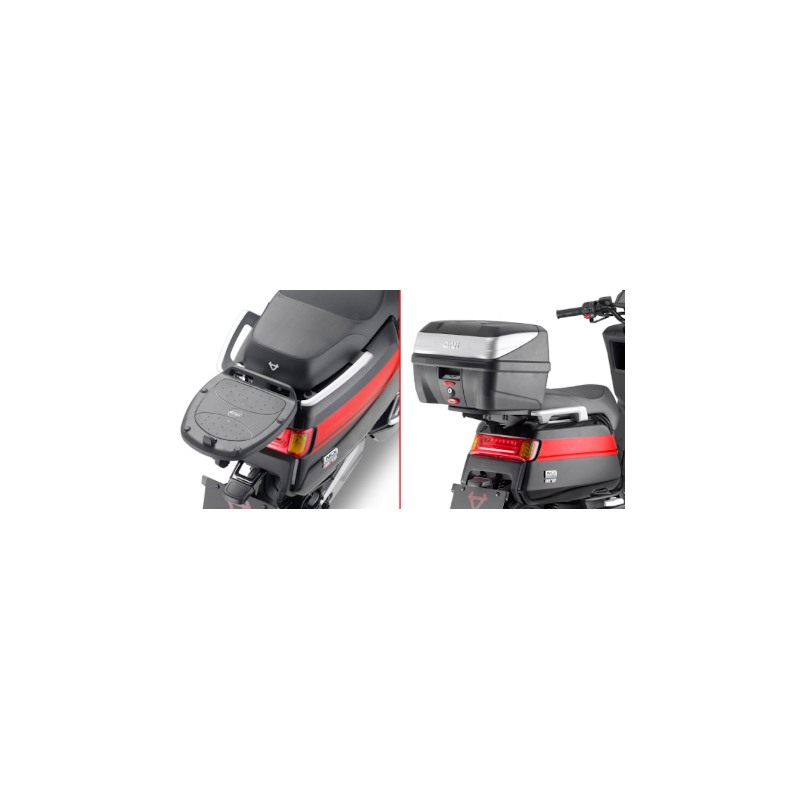 Portapacchi Givi SR8962 per bauletto scooter elettrico NIU NQI 