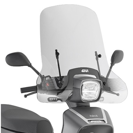 Accessori scooter elettrico Askoll ES1-ES2-ES3. Parabrezza, bauletto