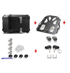 SW Motech BAU.07.352.20003/B Portapacchi Steel-Rack + bauletto Trax Ion Nero BMW R1200GS 04-12