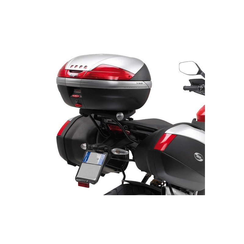 Givi SR312 Portapacchi con Piastra Monokey per Ducati Multistrada 1200 10-12