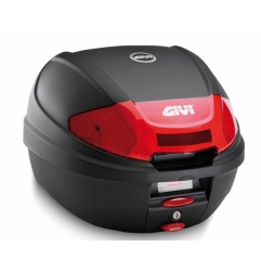 Givi E300N2 bauletto da 30 litri Catadiottri Rossi Piastra Monolock universale incusa