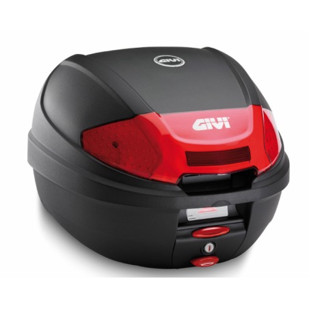 Givi E300N2 bauletto da 30 litri Catadiottri Rossi Piastra Monolock universale incusa