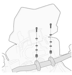 Givi 01SKIT viteria per Smart Bar S900A o Smart Mount S901A