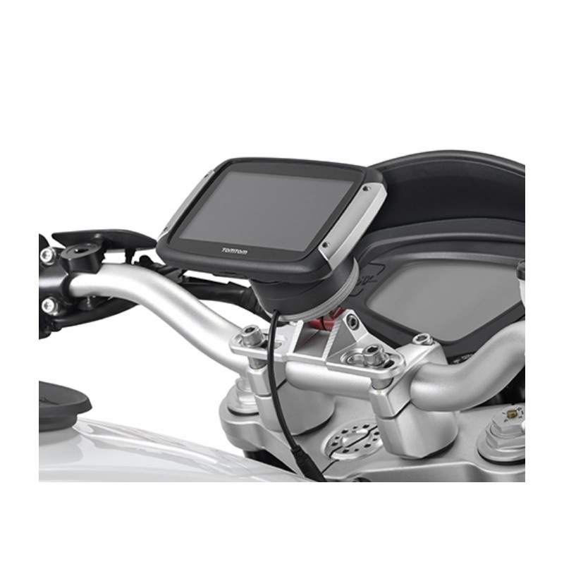 Givi STTR40SM supporto in alluminio per navigatore Tom Tom Rider 40 / 400 / 410