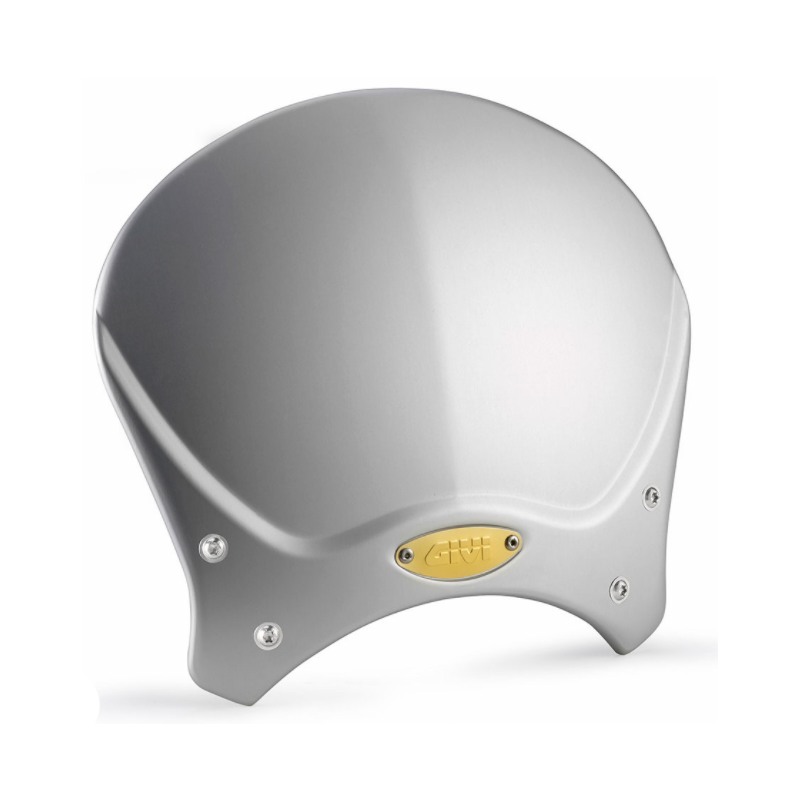 Givi 100AL Cupolino Universale per moto Naked in alluminio Grigio