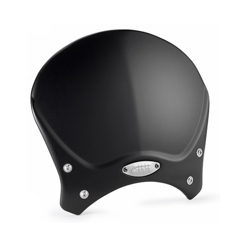 Givi 100ALB Cupolino Universale per moto Naked in alluminio Nero