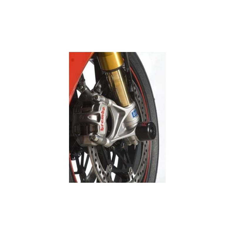 R&G FP0109BK Protezioni perno forcella anteriore tipo largo modelli Ducati