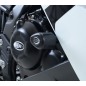 R&G CP0405BL Tamponi / Protezioni telaio Aero No-cut Honda CBR500R 2016-