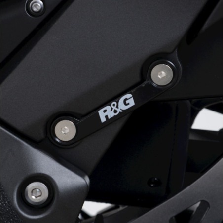 R&G BLP0104BK Placchette copri fori poggiapiedi posteriori sx Kawasaki Ninja1000SX 