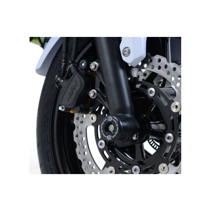 R&G FP0192BK Protezioni perno forcella anteriore Kawasaki Z650/Ninja 650 