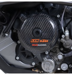 R&G ECS0102C Protezione motore sx in carbonio per modelli moto KTM