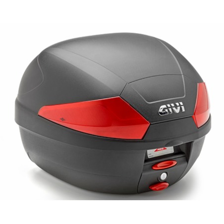 Givi B29N Bauletto monolock catarifrangente rosso 29 litri