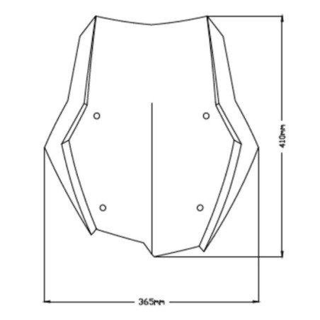 Puig 3768W Cupolino Touring BMW F750GS / F850GS Trasparente