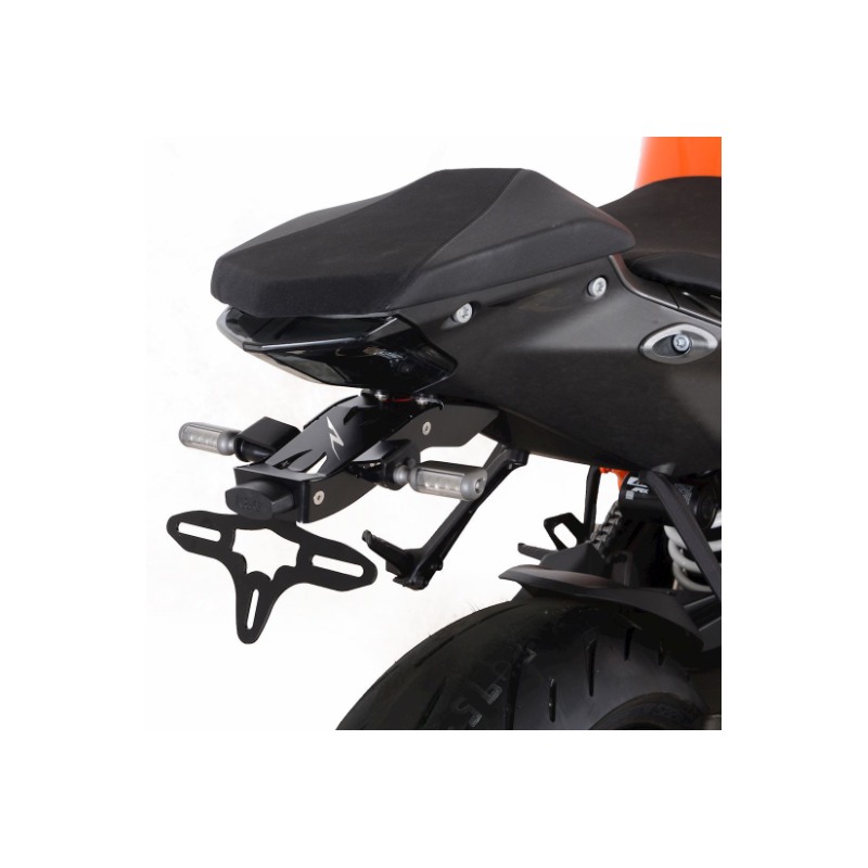 R&G LP0288BK-BK Portatarga KTM 1290 SuperDuke R 2020- cover cablaggio nera