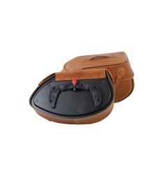 Hepco Becker 620229 00 08 Borsa pelle Buffalo per C-Bow, destra – Marrone sabbia