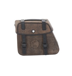 Hepco Becker 620353 00 08 Borsa pelle Rugged C-Bow, sinistra, 18 litri-Marrone