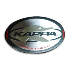Kappa Z1632R Marchio ovale adesivo in alluminio 