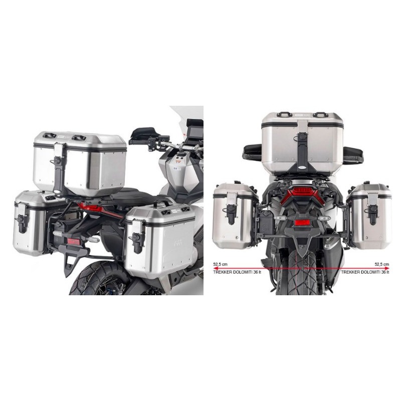 Givi PLO1188MK Telaietti laterali Monokey Honda X-Adv 750 2021