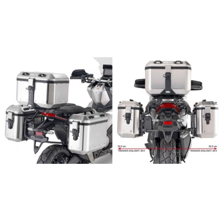 Givi PLO1188MK Telaietti laterali Monokey Honda X-Adv 750 2021