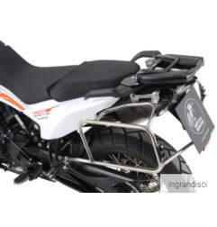 Hepco Becker 6517617 00 22-00-40 Telaietti + valigie Xplorer KTM 890 Adventure 2021 Argento