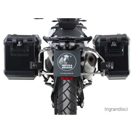 HepcoBecker 6517617 00 22-01-40 Portabagagli + valigie Xplorer KTM 890 Adventure 2021 Nero