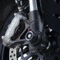 R&G FP0171BK Protezioni perno forcella anteriore tipo piccolo Ducati-Nero