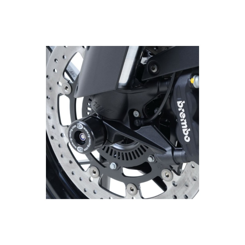 R&G FP0138BK Protezioni perno forcella anteriore KTM Adventure/SuperAdventure/SuperDuke Nero