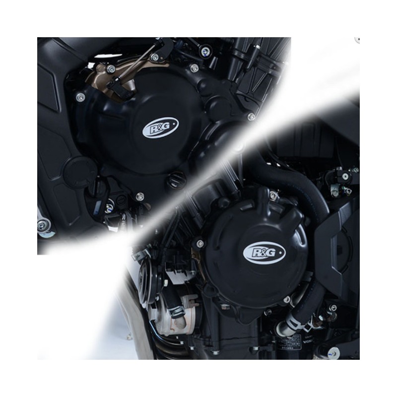 R&G KEC0121BK Kit 2 pezzi protezioni motore Honda CBR650F/CB650F/CB650R/CFR650R